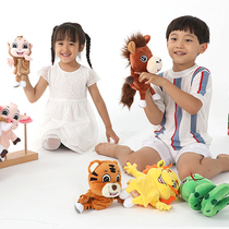 Children Roles Performance Props Plush Gloves Puppets Puppets Series-XII Zodiac Storytelling Toys