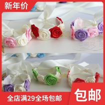 Marriage Korean Sisters Wrist Flowers Wedding Hands Flowers Bridal Bridesmaid Wristwatch Wristwatch Ringneck Ring Head Ring Annual Meeting Decoration