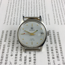 The original inventory white steel medium Chrysanthemum White single Calendar manually mechanical diameter 33mm