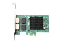 Abadia PCI-E x1 Gigabit Dual Port server Network card 2-port soft routing ROS aggregation