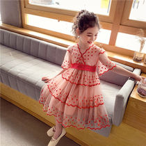 Girls dress 2021 children's clothing new little girl dress girls summer dress fairy dress princess dress