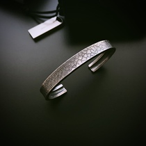 Spot American William Henry Silver HC1 Handmade Silver Bracelet Leaf Vein Fashion Inner Groove Design