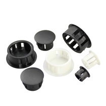 Nylon hole plug cover Round plastic plug head buckle plug head Furniture distribution box plug head panel stuffy cover Screw pipe cover