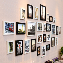 Simple modern photo wall decoration non-hole creative living room photo background wall frame wall photo frame hanging wall combination