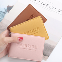 Mens driving license Leather case Leather bag Driving school protective case Drivers wallet ID card driving license Two-in-one car