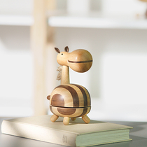 Several people designed solid wood music box eight-sound box of Xiaohor and thousands of childrens girls birthday present engraved