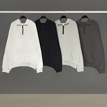 FOG FEAR OF GOD double line ESSENTIALS Tide brand loose High Street half zippered hoodie men