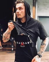 Oulim New Tide for men and women Fitness bodybuilding sports solid color long sleeve hoodie pullover autumn winter side zipper sweater