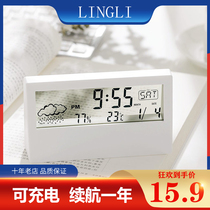 Lingli precision thermometer Household indoor electronic hygrometer Air temperature meter Room with baby room High precision industrial