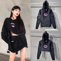 Shunfeng (official direct mail) SMFK Batman Dark Knight red lip detachable two-wearing hoodie