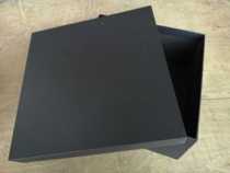 Oversized gift gift box strong square pure black packaging fruit snack box square box