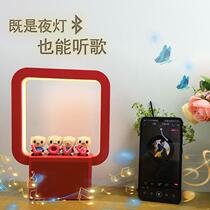 Newly married table lamp wedding room bedside lamp bedroom table lamp Net Red night light red pair of Changming Dowry wedding gift