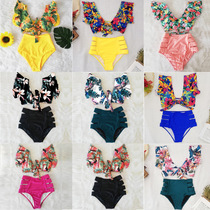 Swimming Suit Swimwear Bikini Set Swimsuit Women Print Beach