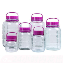 Sugar garlic pickled radish jar Pickled pickled wine pickled glass bottle Sauerkraut jar storage jar Egg sealed glass
