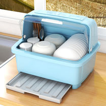 Kitchen drain bowl rack chopsticks storage box dish storage rack bowl box all kinds of household artifacts countertop cupboard