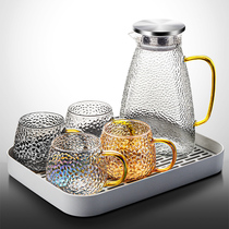 Hammer glass Japanese glacier water Cup home boys and girls coffee cup tea cup ins Wind living room set