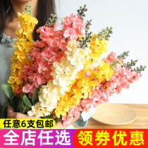 Simulation flower Violet fake flower Hyacinth home counter decoration flower interior ornaments flower arrangement simulation delphinium