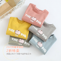 (clear cabin) soft ~ childrens clothing baby spring and autumn body-shirt boy long sleeve T-shirt girl foreign air blouses