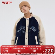 (WUT official store) winter series original design 1200g lamb cashmere Tibetan patchwork thick coat