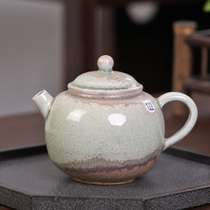 (Solitary Taster) Ceramic teapot Kung fu tea with single pot No. 122 Home handmade single anti-scalding tea maker