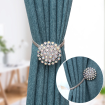 Curtains strap minimalist modern creative curtain rope straps-free adhesive hook magnets curtain buckle Korean curtain clip