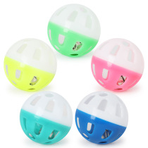 4 Costume Teasing Cat Toy Bell Balls Hollow Ball Pet Kitty Supplies Spherical vocal Rattle kitty Toys