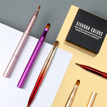 Double-headed brush brush eyeshadow portable makeup brush female beginner to cover the brush brush one package