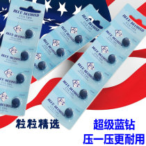 Binshi Super Blue Diamond Head single layer snooker leather head black 8 clubs gun Head Small Head Club head head head