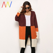 Autumn winter Women sweater cape coatbig size plus Cardigan