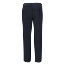 Special 350-less than 10% off GH British Royal brand 180 high yarn wool dark blue straight trousers public price 4950