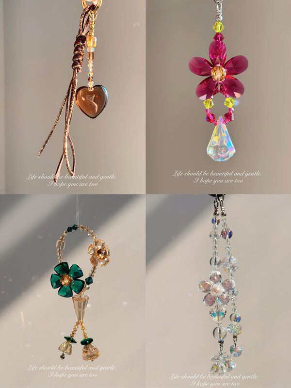 Authentic Imported Swarovski Luxury High-End Crystal Handbag Chain Small Mobile Phone Chain Keychain Pendant Authentic Imported Swarovski Luxury High-End Crystal Handbag Chain Small Mobile Phone Chain Keychain Pendant