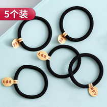 2019 New Korean Net red high elastic Hairband head rope female tie hair rubber band Simple small hair rope hair accessories