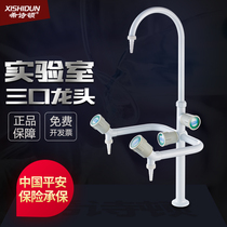 Hesiton a full-copper three-color hot laboratory faucet laboratory water mouth laboratory special for laboratory testing