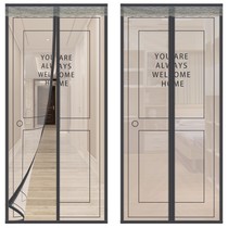 Ventilation Partition Personality Fresh Magic Sticker Summer Mosquito-Proof Door Curtain Upscale Magnetic Anti-Fly Insect Bedroom Yarn Door North Europe