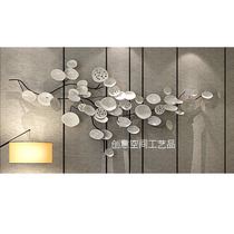 European metal wall hanging creative stereo shell tree home wall decoration living room dining room model room background wall
