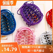 Clothesline household balcony belt clip integrated drying rack socks underwear drying rope drying clothes car outdoor multi-purpose