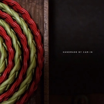 cam-in Italian horse oil leather creative handmade woven micro single leather camera strap LCS-048