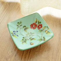 American ceramic fruit plate new Chinese melon seed plate nut plate living room key storage plate tea table ornaments Tea Table Plate