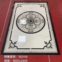 Living room dining room Aisle Genguan Parquet Tiles Gilded Jigsaw Puzzle Shaped Floor Tiles K Gold Silver Plated Modern Style