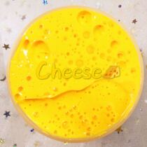 Slime custom banana cheese butter puree for big bubbling rubber puree