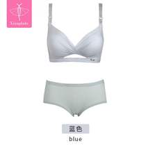 Add to the big new lingerie bra Womens breathable No-ring Comfort No Steel Ring Underwear thickened 5cm Small breasts