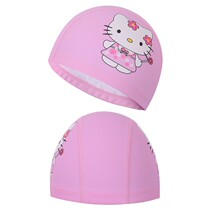 No-mark waterproof elastic swimming cap cartoon girl baby boy 2-6 years old