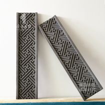 Tang language brick carving antique brick green brick ten thousand words line 12cm door and window edge line Shadow wall according to the wall edge line Skirting line