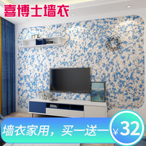 Dr. Xi Wall jacket fiber paint self-brushing household wholesale wallpaper living room TV background wall stereo relief luxury