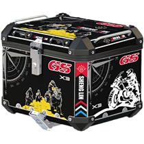 Motorcycle aluminum alloy trunk trunk luggage toolbox trunk scooter electric car universal large thickening