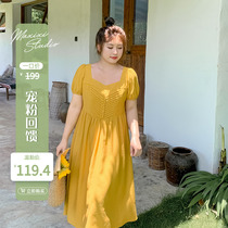 (Pet feedback : 60% off buying non - quality problems do not change ) French square dress feminine