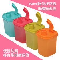 Tupperware Slim Pot 350ml Mini Portable Fruit Vinegar Enzyme Cold Water Pot Sealed Juice cup Kettle