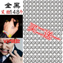 BigBang Quan Zhilong GD same smiley face VIP tattoo stickers cartoon men and women tattoos waterproof tattoo stickers