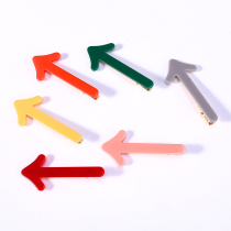  Creative fun arrow hairpin Cute candy color bangs clip ins wind funny girl heart edge clip hair accessories headdress
