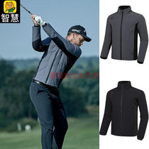 South Korea DESCENTE di Sante 21 Autumn golf suit Mens covet Goose Down Splicing Warm Down Clothing
